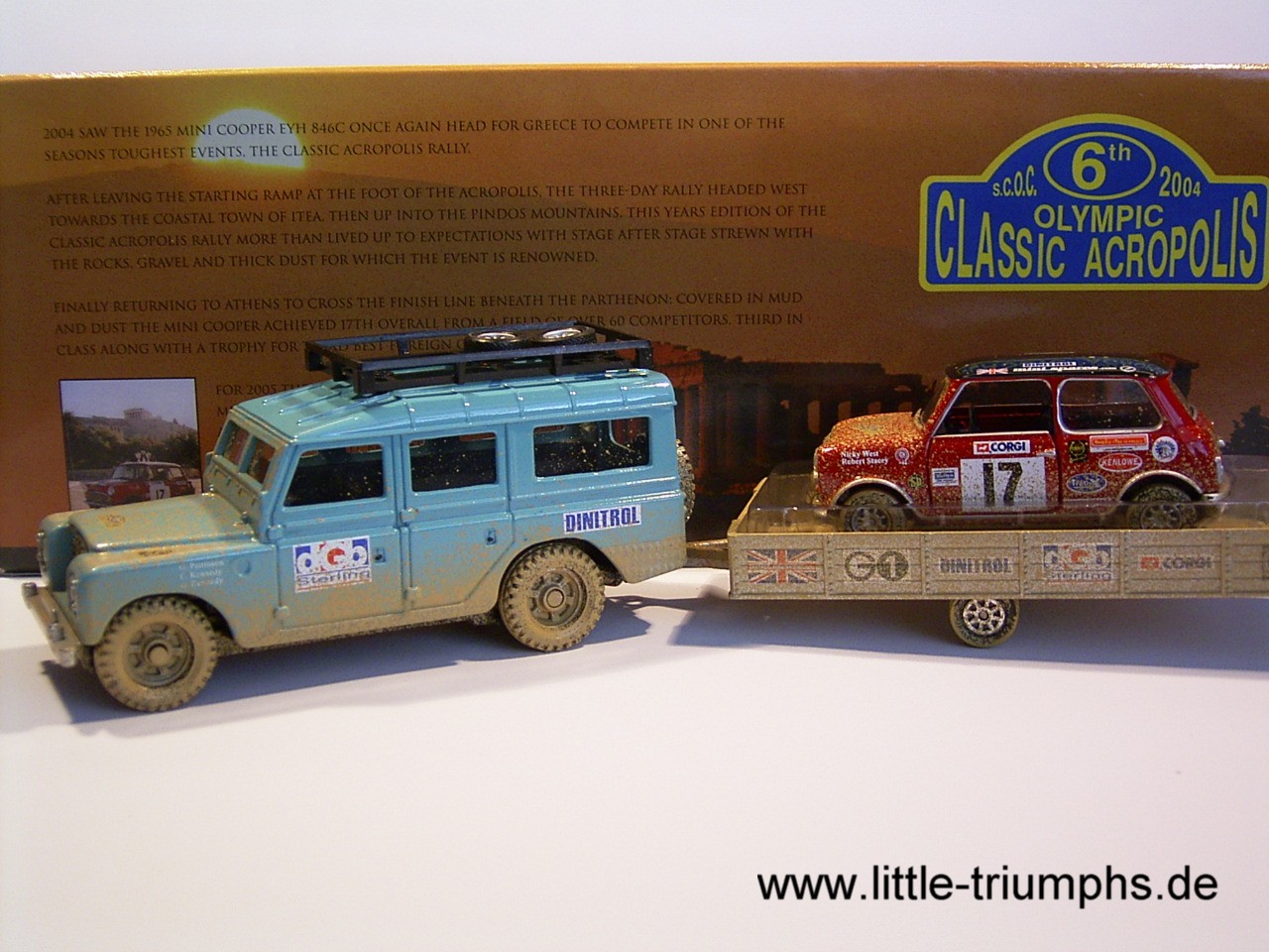 Mini Cooper + LandRover + Trailer